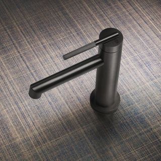 Смеситель для раковины Gessi Ingranaggio 63502.299 чёрный матовый
